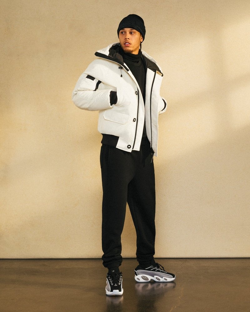 capispalla ovo canada goose chilliwack bomber bianco di october
