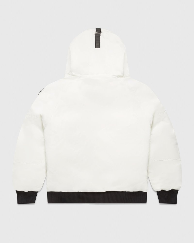capispalla ovo canada goose chilliwack bomber bianco di october