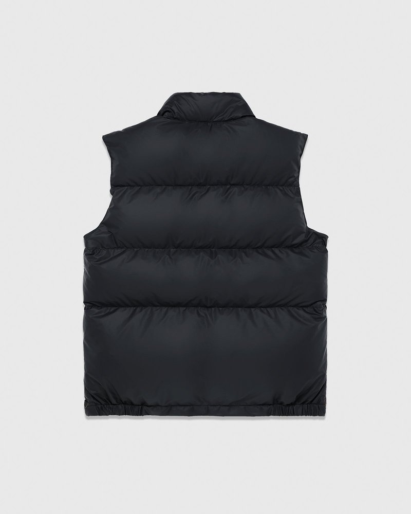 capispalla ovo crescent down works il gilet italiano nero di october