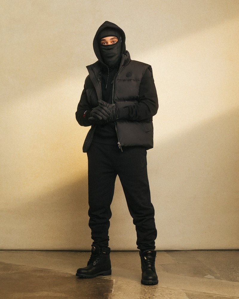 capispalla ovo bounce vest black di october