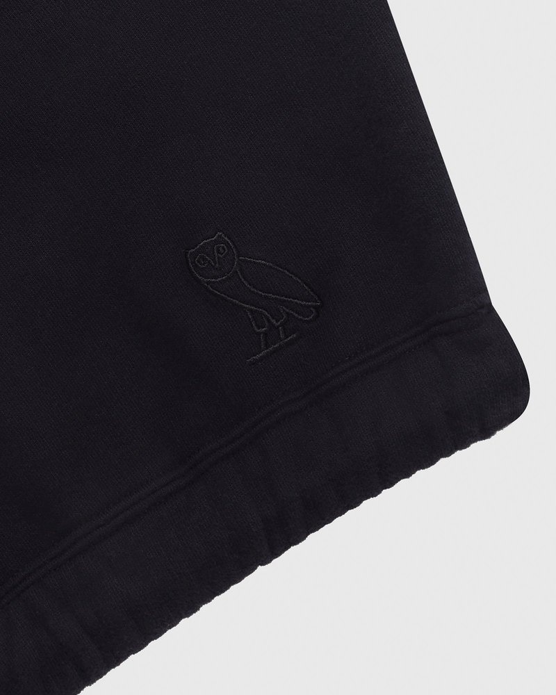 maglioni felpa con collo alto e zip a un quarto ovo di octobers very own nera