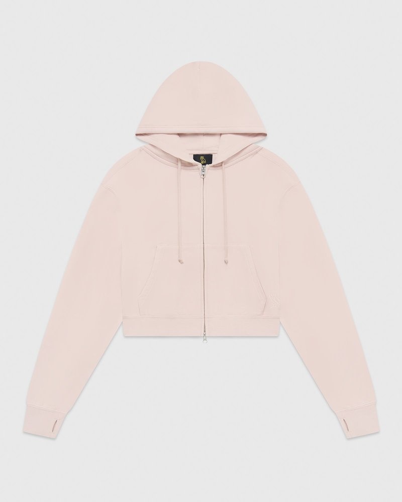 maglioni octobers very own ovo felpa con cappuccio e zip intera rosa