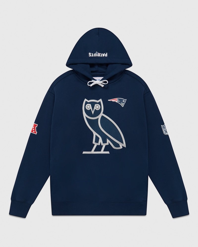 maglioni ovo nfl new england patriots og hoodie blue di october