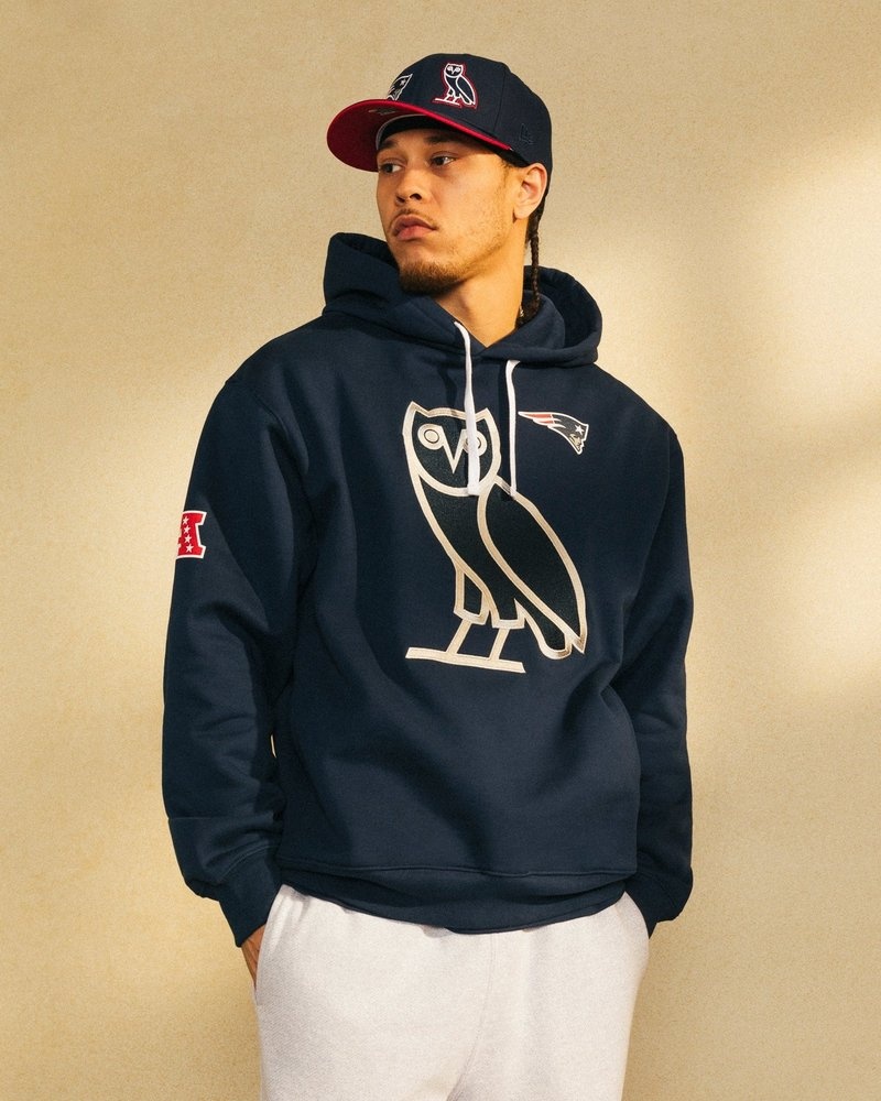 maglioni ovo nfl new england patriots og hoodie blue di october