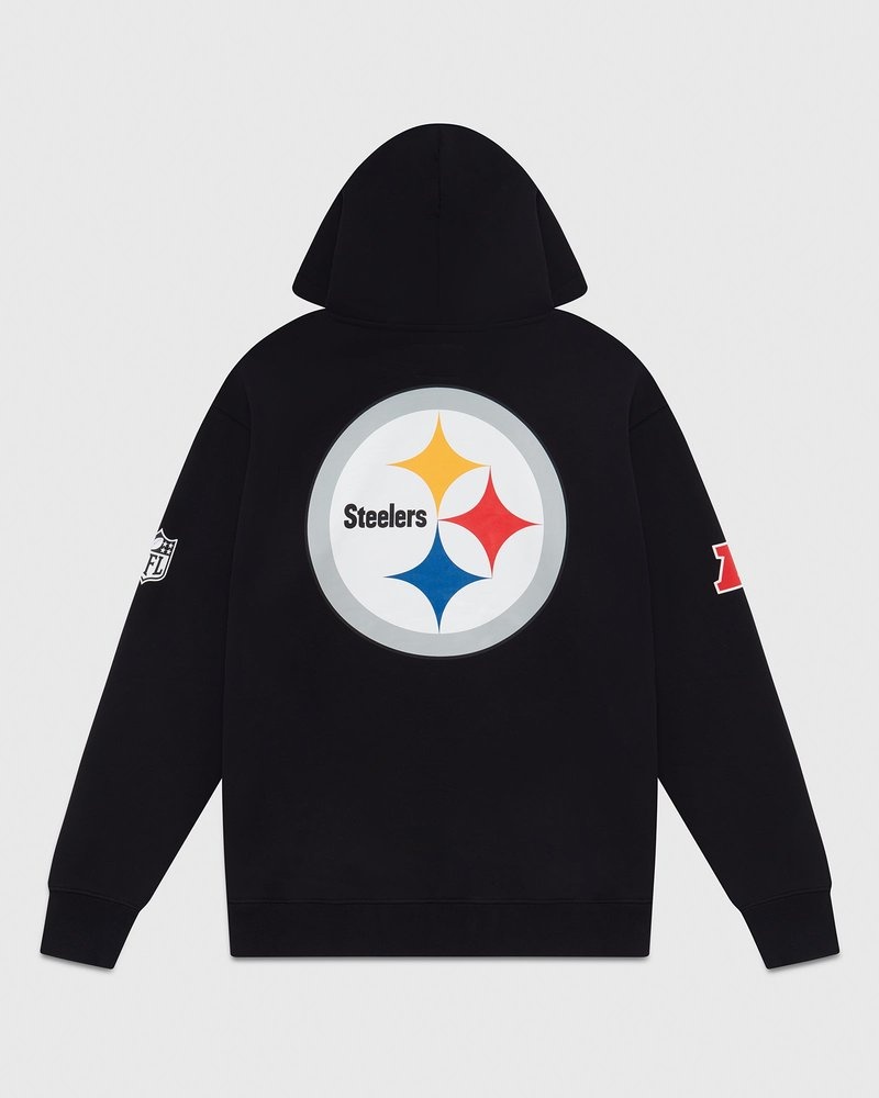 felpa con cappuccio ovo nfl pittsburgh steelers og nera di octobers very own