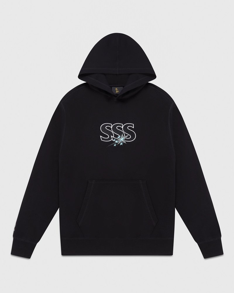 maglioni octobers very own ovo sss triple s felpa con cappuccio nera