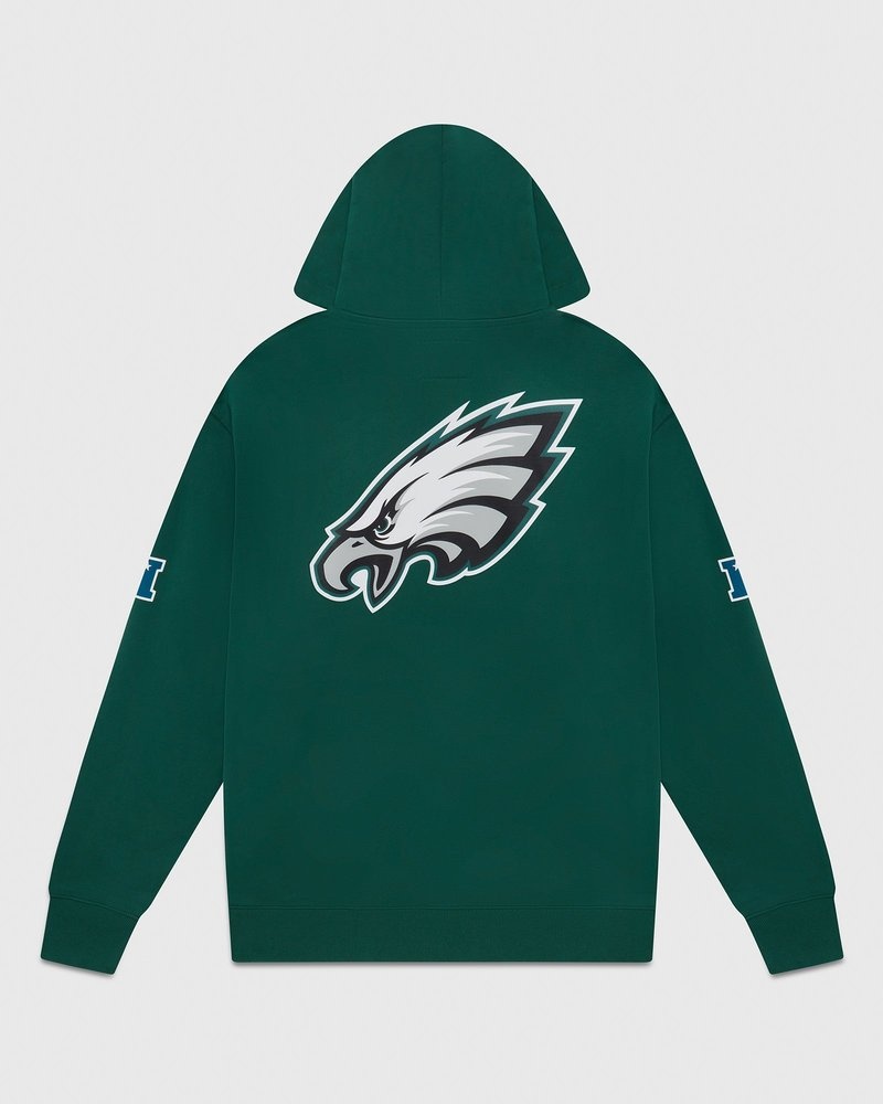 maglioni ovo nfl philadelphia eagles og hoodie green di october