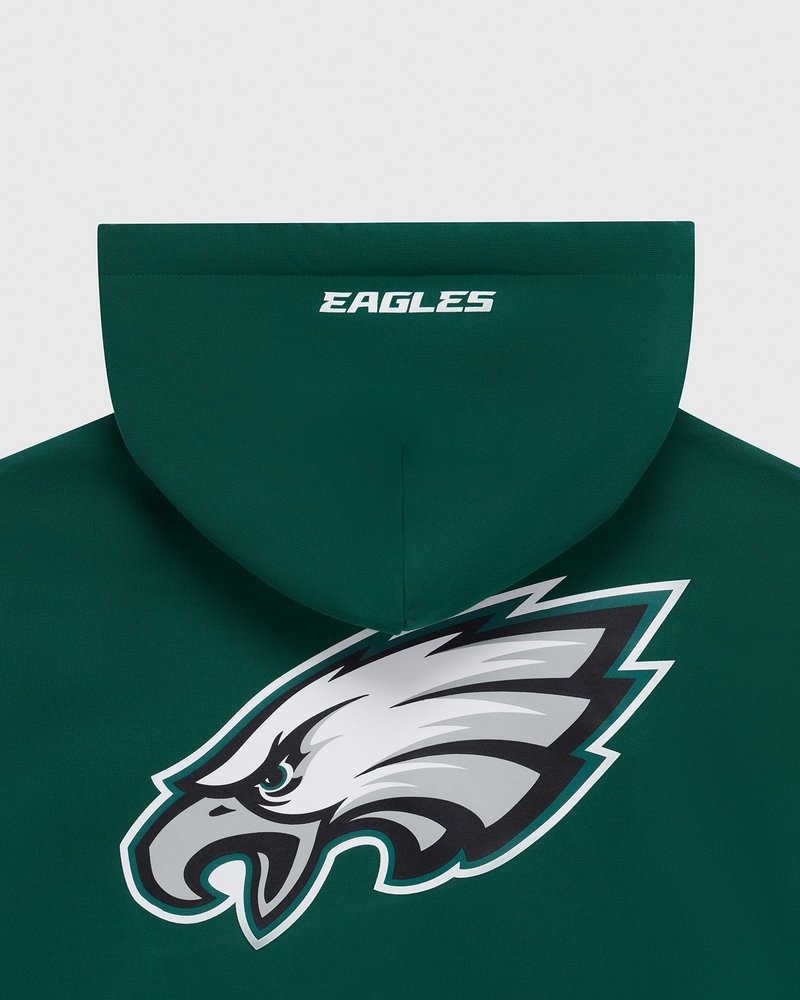 maglioni ovo nfl philadelphia eagles og hoodie green di october