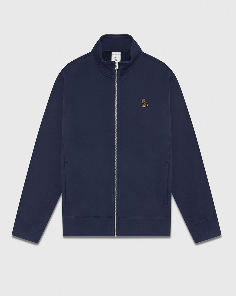 maglioni octobers very own ovo classic full-zip pista jacket blu navy