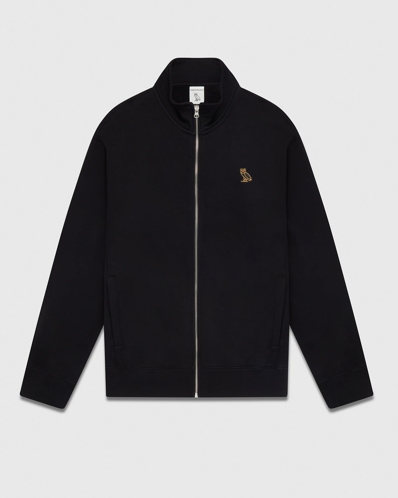 maglioni octobers very own ovo classic full-zip pista jacket nero