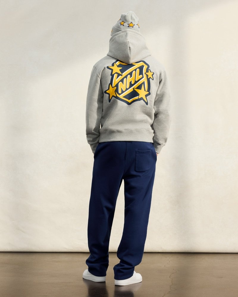 felpa con cappuccio grigia ovo nhl all star di octobers very own
