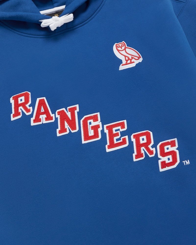 maglioni ovo new york rangers hoodie blue di october