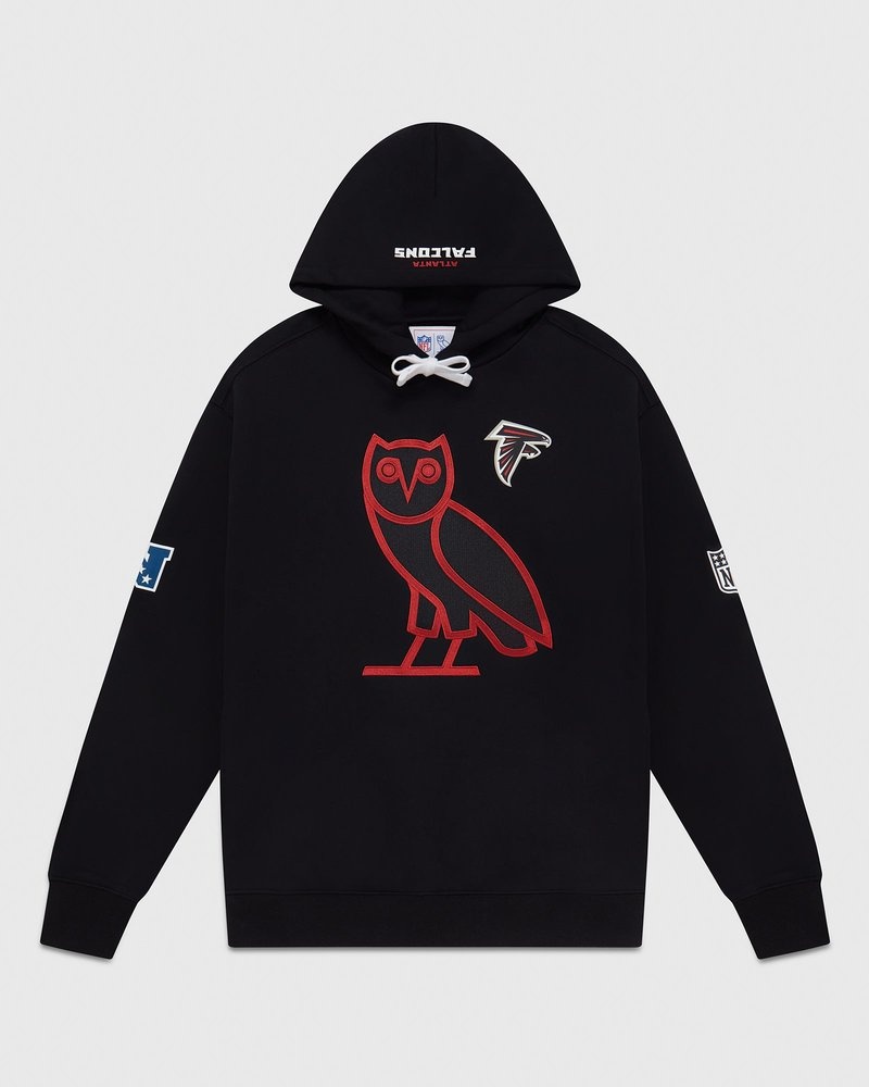 felpa con cappuccio ovo nfl atlanta falcons og nera di octobers very own