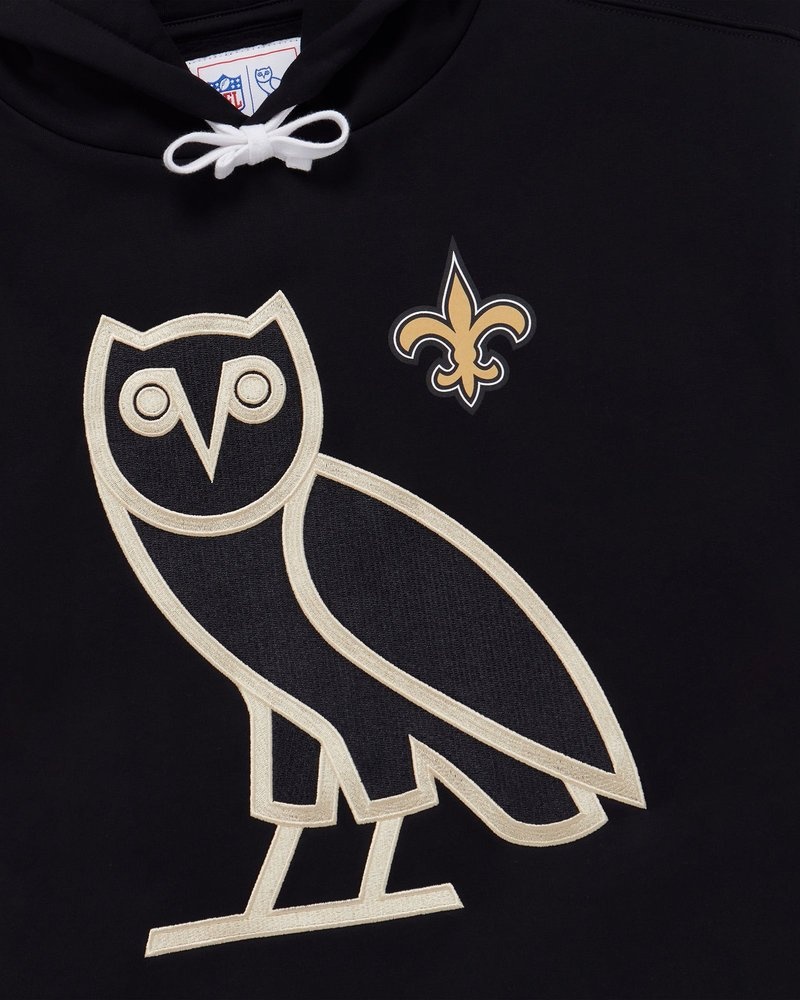 felpa con cappuccio ovo nfl new orleans saints og nera di octobers very own