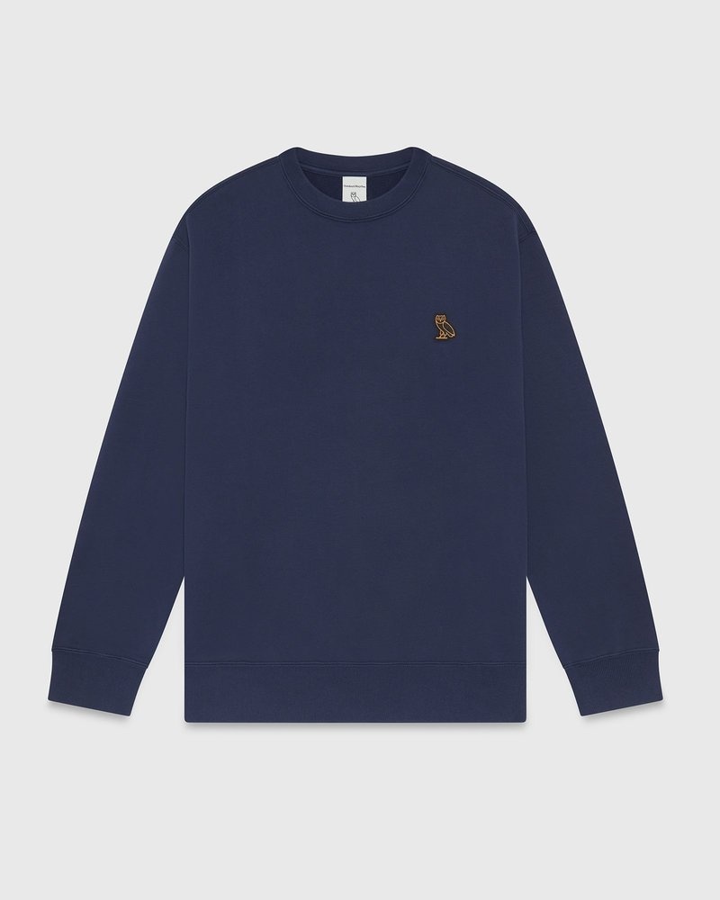 maglioni octobers very own ovo classic crewneck blu navy