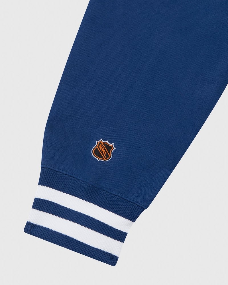 felpa con cappuccio blu ovo toronto maple leafs di ottobre