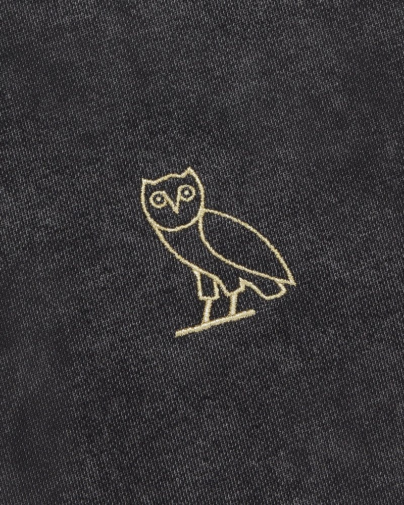 felpa con cappuccio e zip intera nera ovo muskoka garment dyed di octobers very own