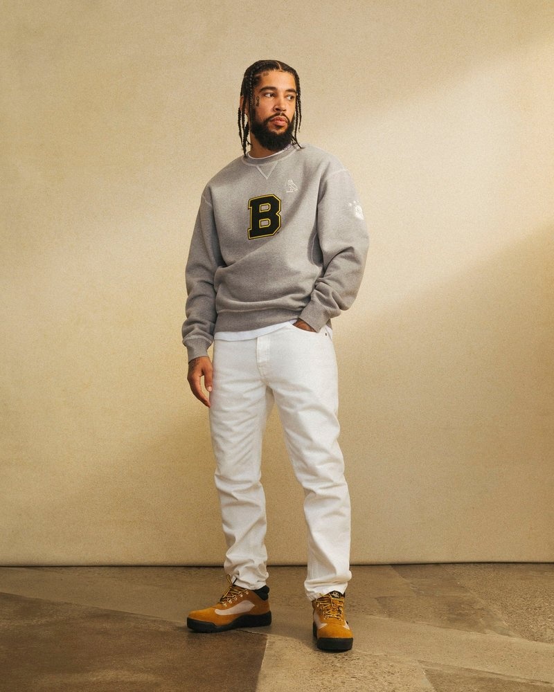 maglioni girocollo ovo boston bruins di october grigi