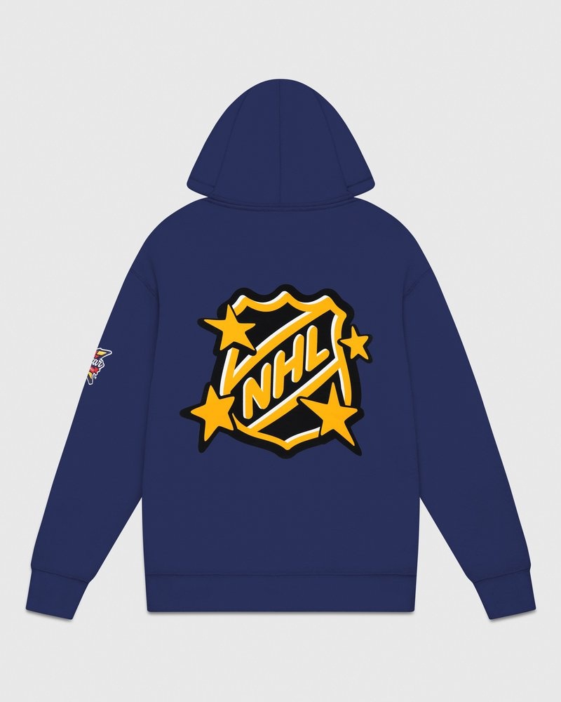 felpa con cappuccio all star ovo nhl di octobers very own blu
