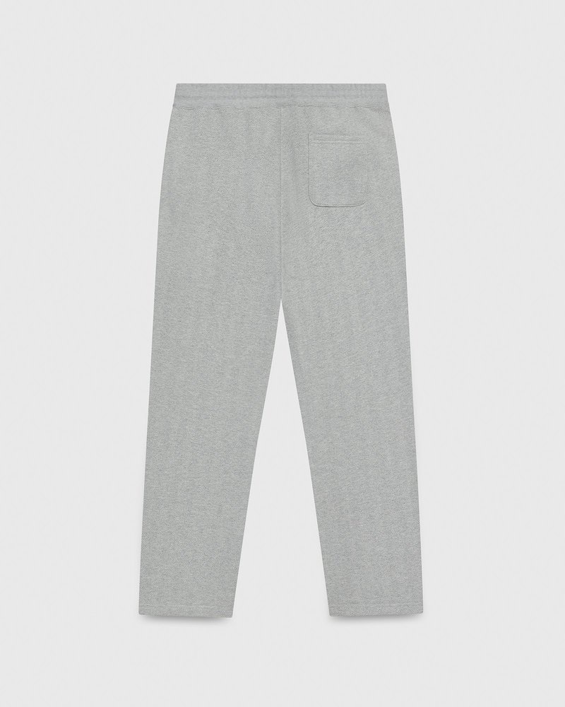 pantaloni della tuta ovo herringbone open hem di octobers very own grigi