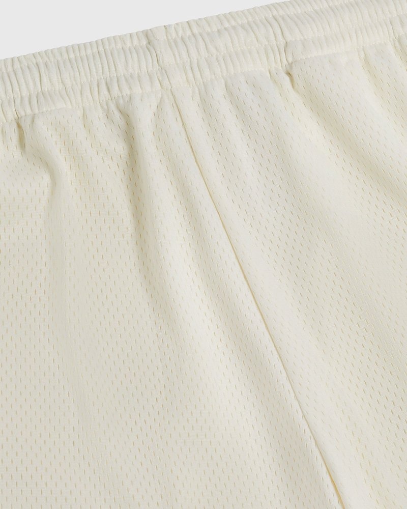 pantaloni corti in rete ovo classic di october colore bianco sporco