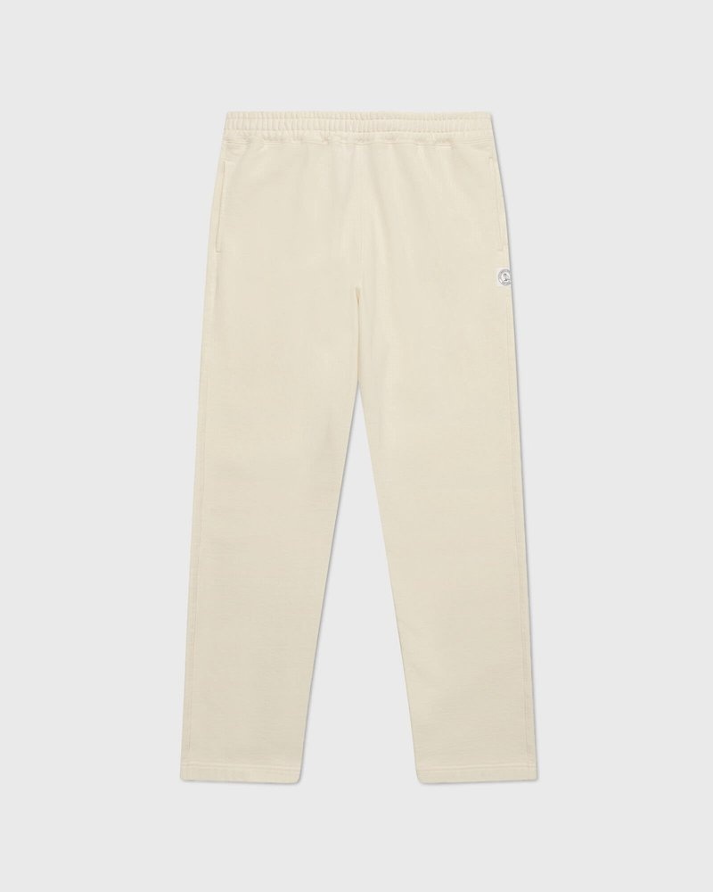 pantaloni della tuta in spugna francese ovo con orlo aperto di octobers very own color crema