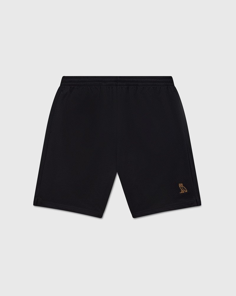 pantaloni corti in rete classici ovo di october neri