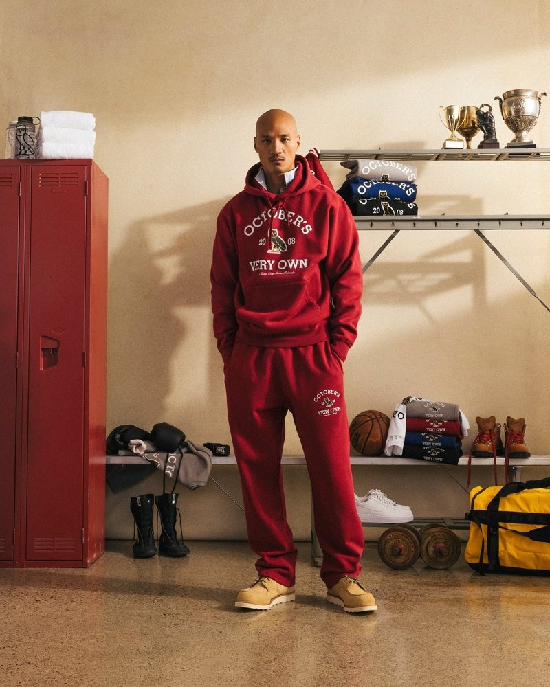 pantaloni della tuta ovo collegiate open hem di october scarlatti