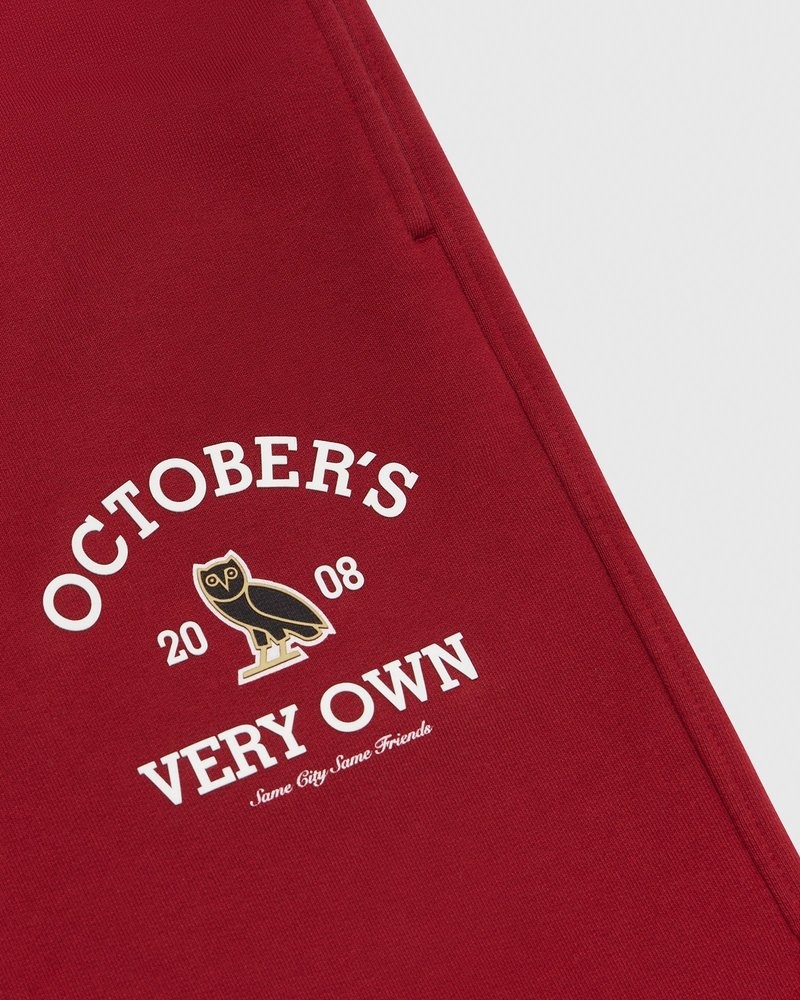 pantaloni della tuta ovo collegiate open hem di october scarlatti