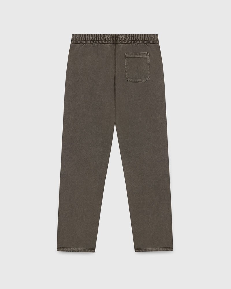 pantaloni della tuta ovo muskoka garment dyed open hem di octobers very own marroni