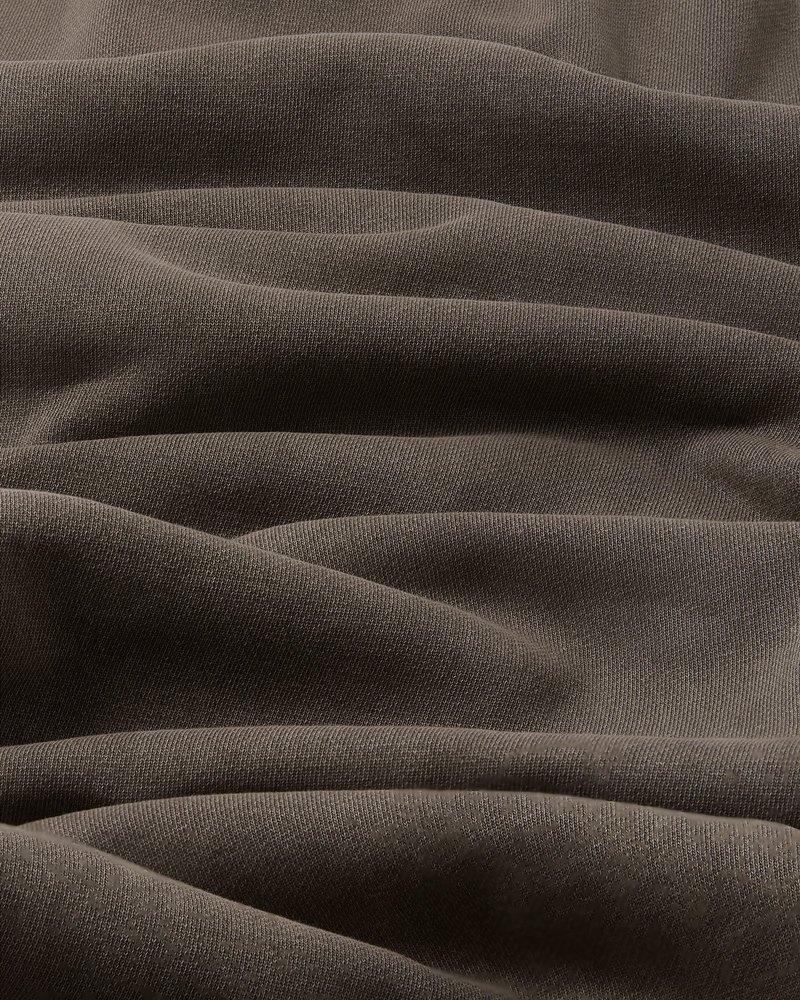 pantaloni della tuta ovo muskoka garment dyed open hem di octobers very own marroni