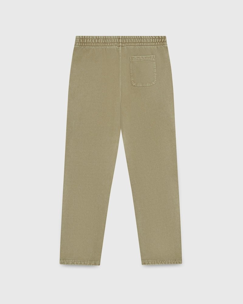 pantaloni della tuta con orlo aperto tinti in capo ovo muskoka di october color sabbia