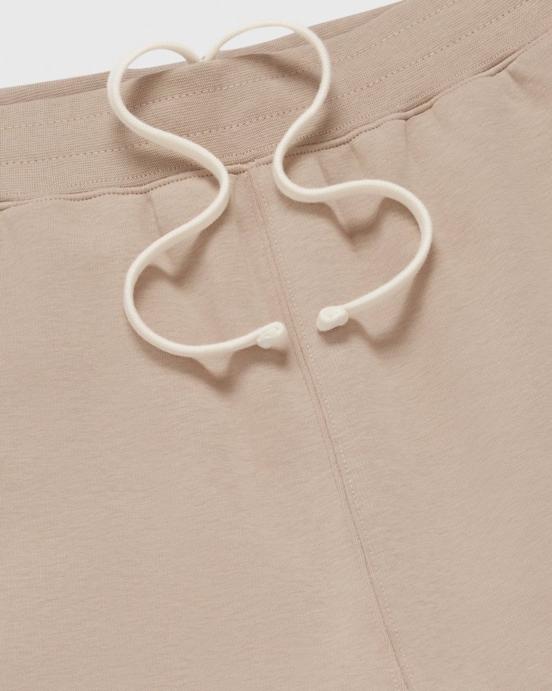 pantaloni della tuta in peluche ovo mini og di october color sabbia