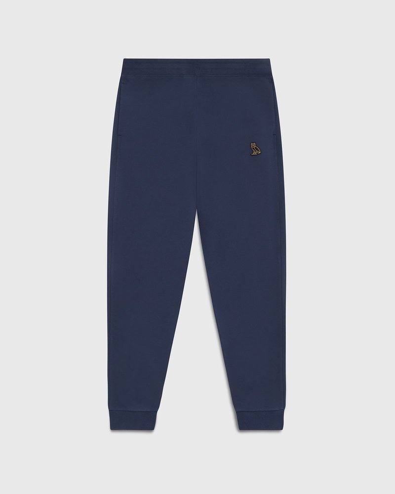 pantaloni della tuta slim fit classici ovo di october blu navy