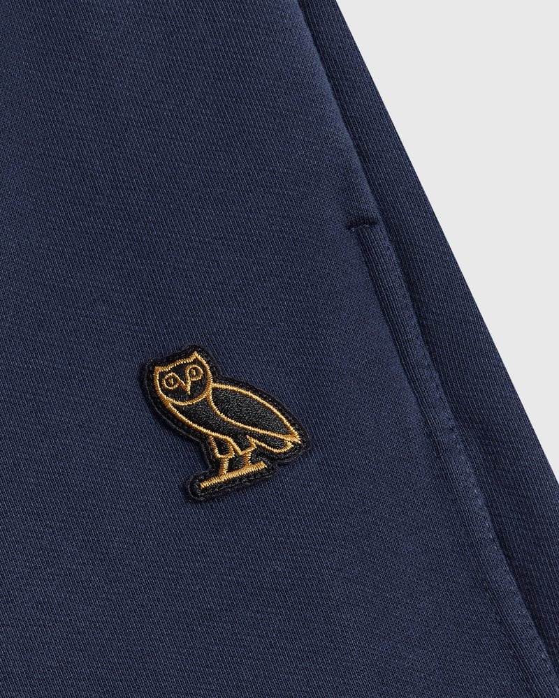 pantaloni della tuta slim fit classici ovo di october blu navy