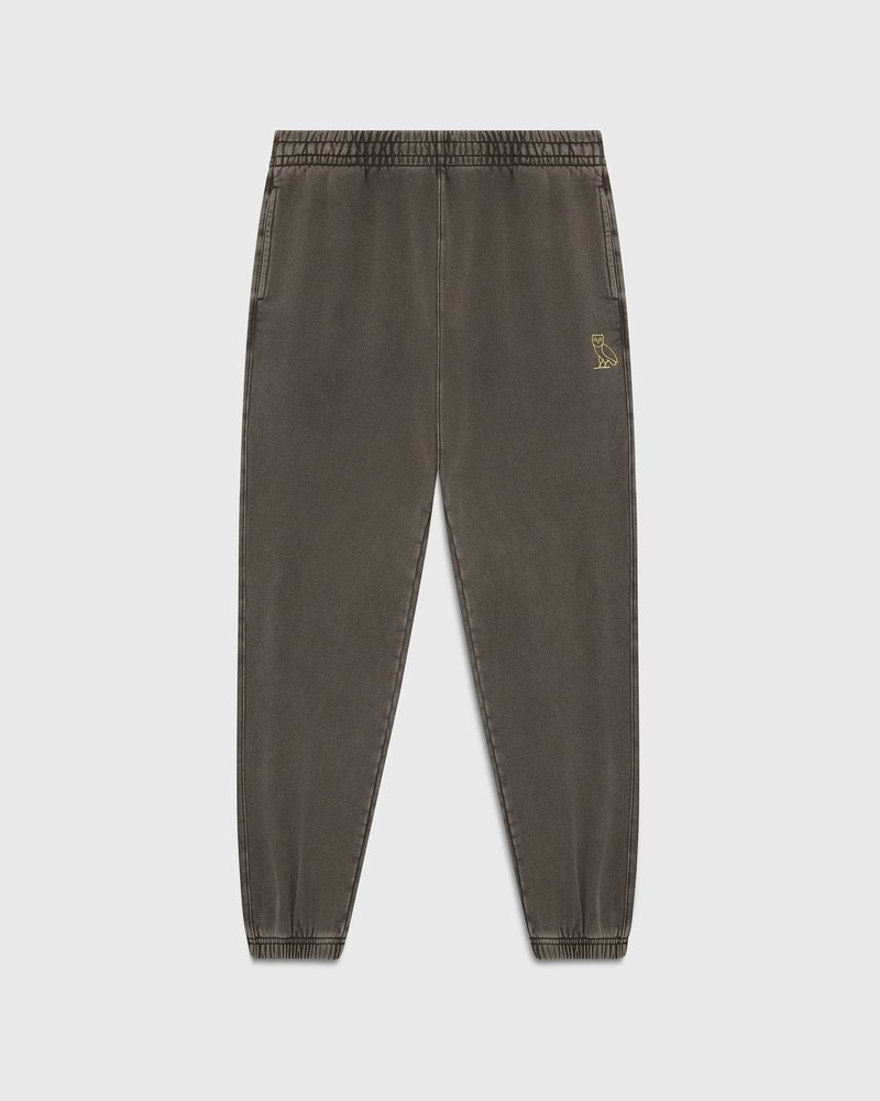 pantaloni della tuta ovo muskoka garment dyed relaxed fit di octobers very own marroni