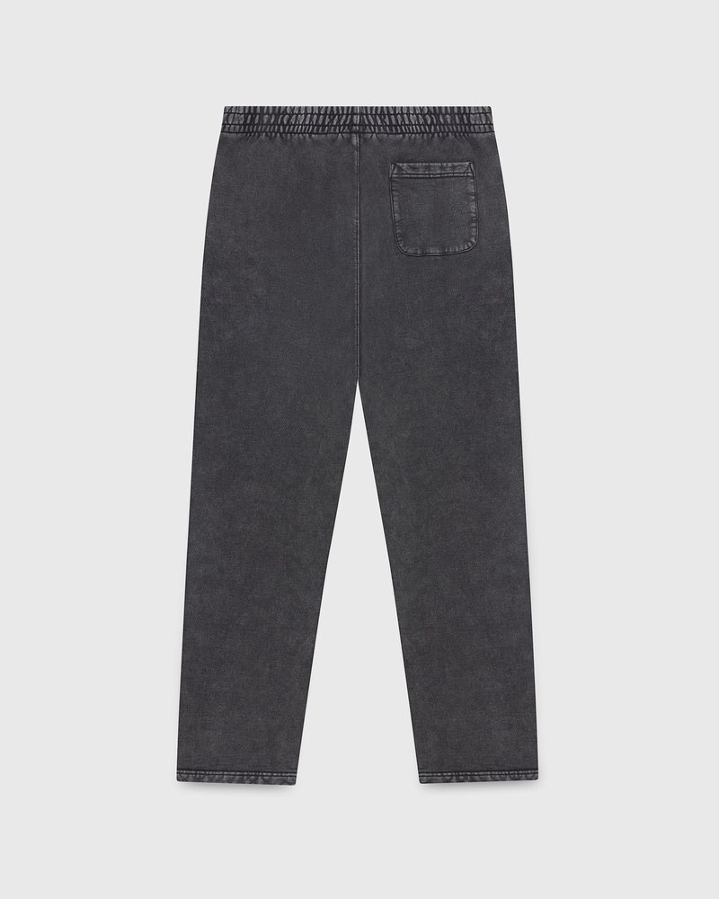 pantaloni da tuta con orlo aperto tinti in capo ovo muskoka di october neri