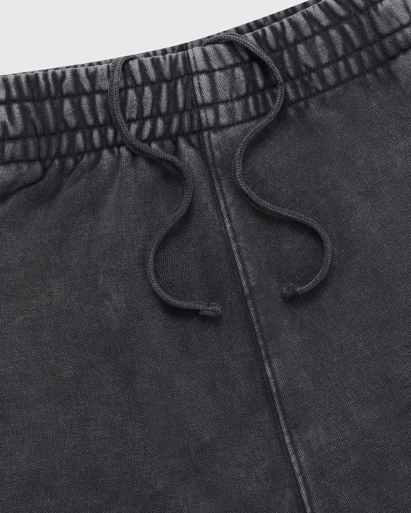 pantaloni da tuta con orlo aperto tinti in capo ovo muskoka di october neri