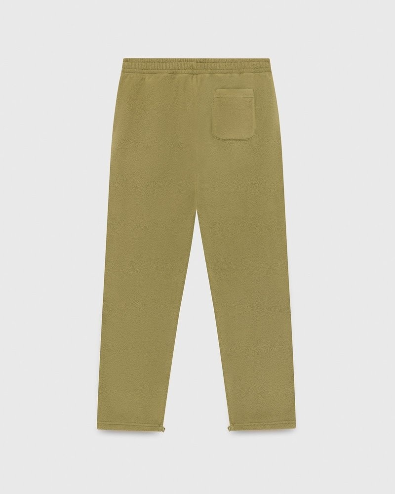 pantaloni della tuta con orlo aperto e logo ovo arch di october verde oliva