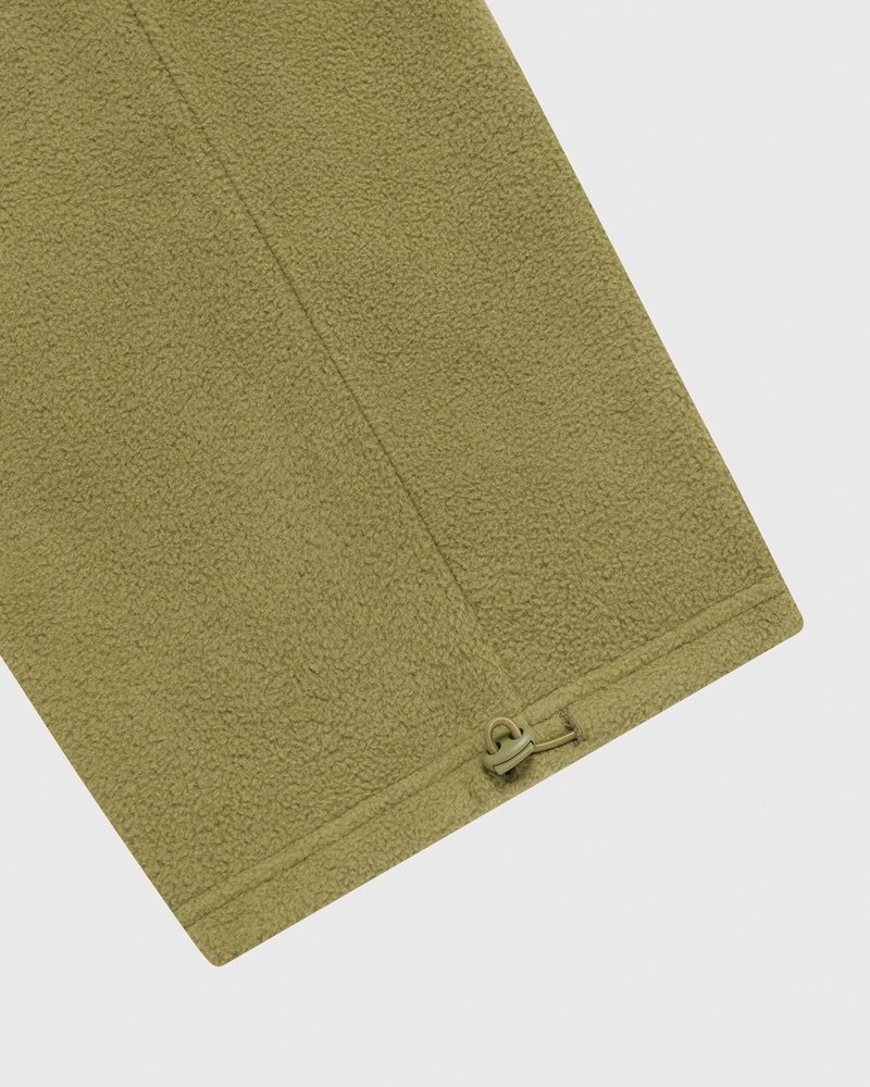 pantaloni della tuta con orlo aperto e logo ovo arch di october verde oliva