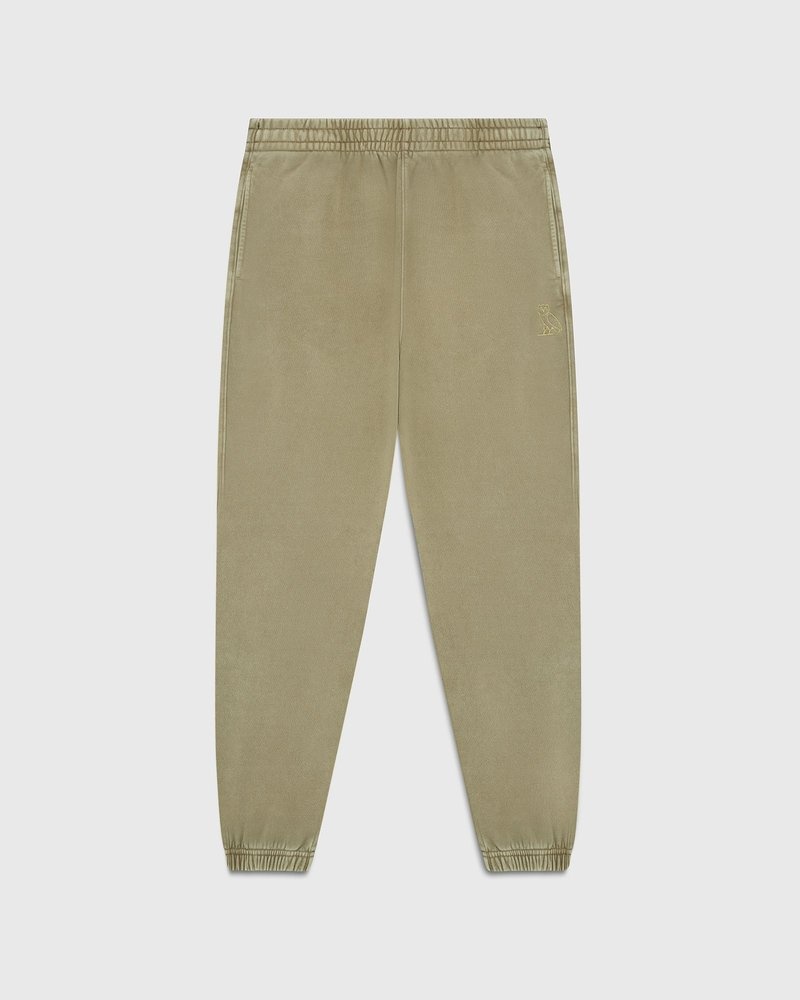 pantaloni della tuta ovo muskoka garment dyed relaxed fit di october color sabbia