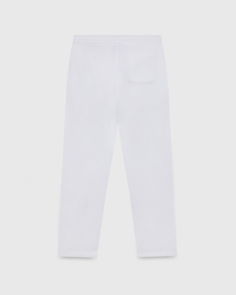 pantaloni della tuta con orlo aperto e logo ovo arch di october bianchi