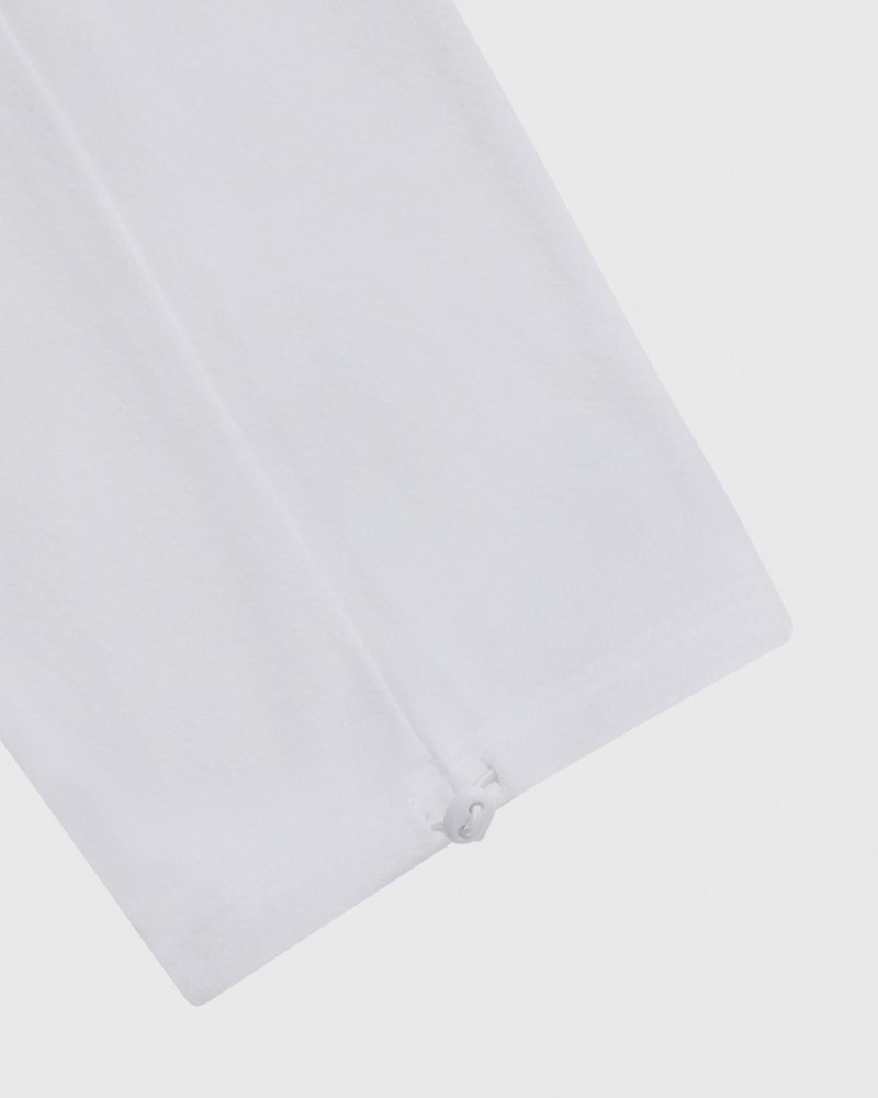 pantaloni della tuta con orlo aperto e logo ovo arch di october bianchi