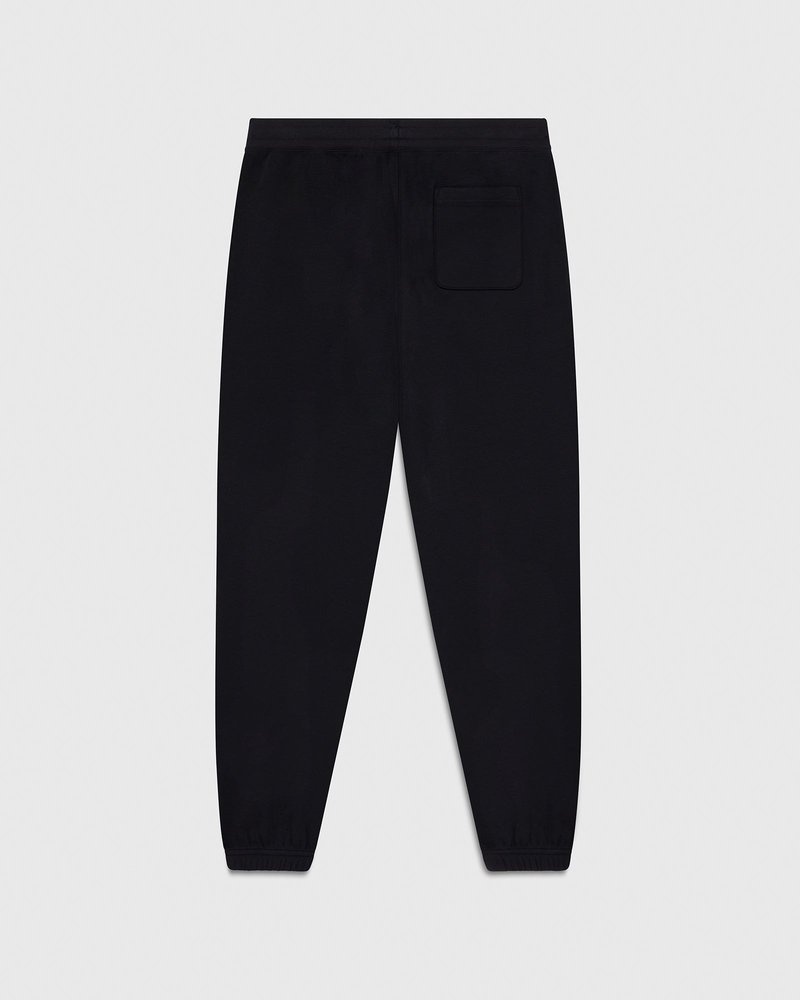 pantaloni della tuta in peluche ovo mini og di october neri