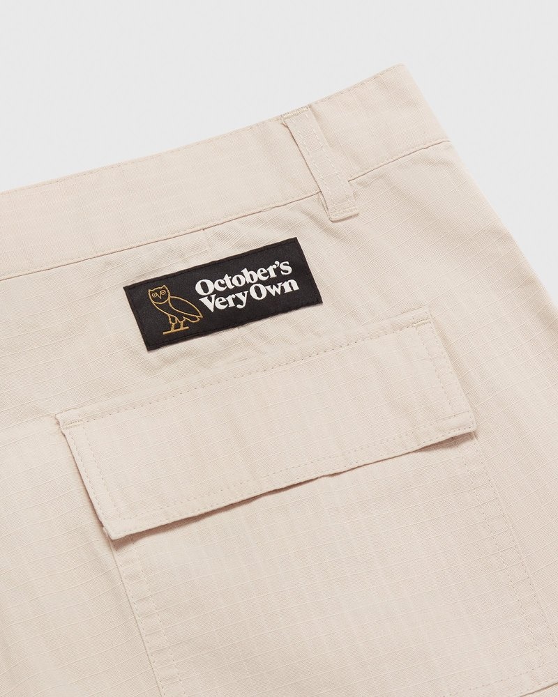pantaloni cargo ovo ripstop di october modello stone