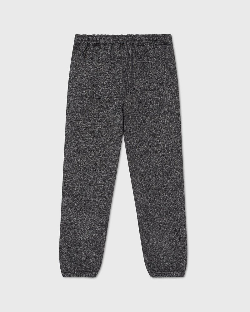 pantaloni della tuta ovo speckle fleece relaxed fit di octobers very own neri