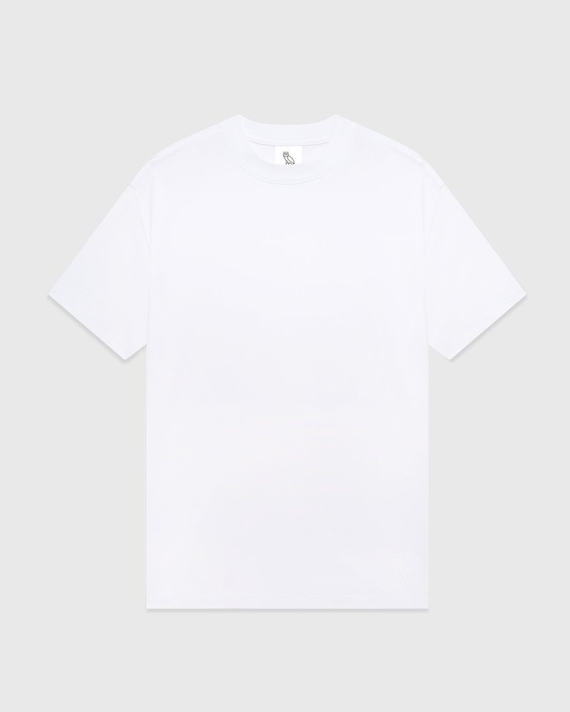 magliette t-shirt bianca ovo boyfriend di october