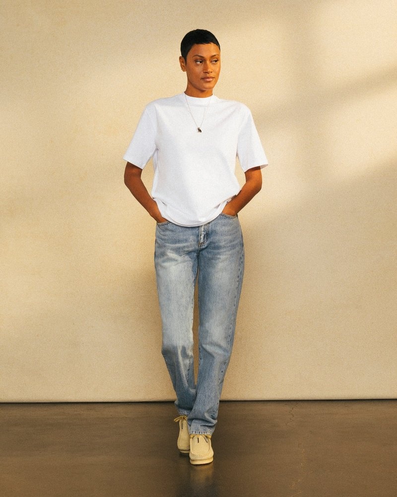 magliette t-shirt bianca ovo boyfriend di october