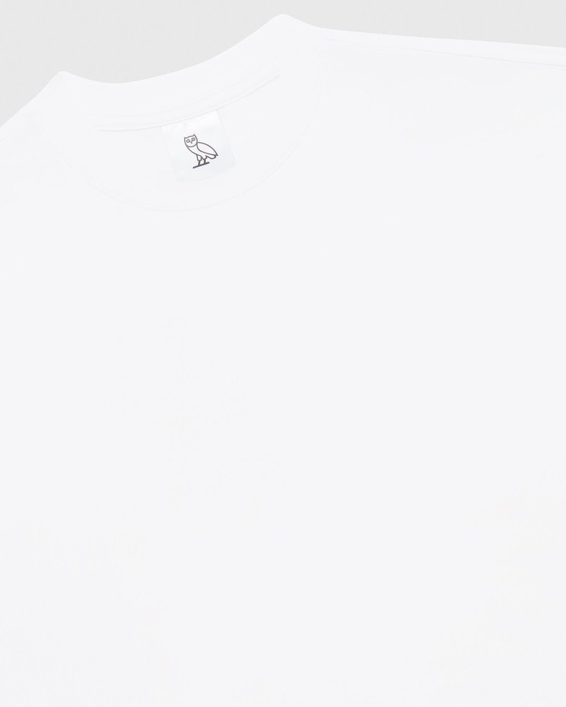 magliette t-shirt bianca ovo boyfriend di october