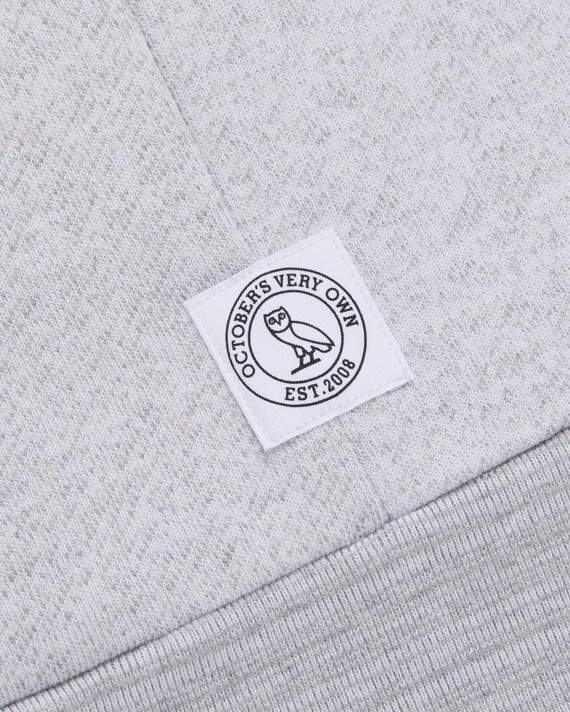 cardigan con zip intera in pile maculato ovo di tops octobers very own grigio